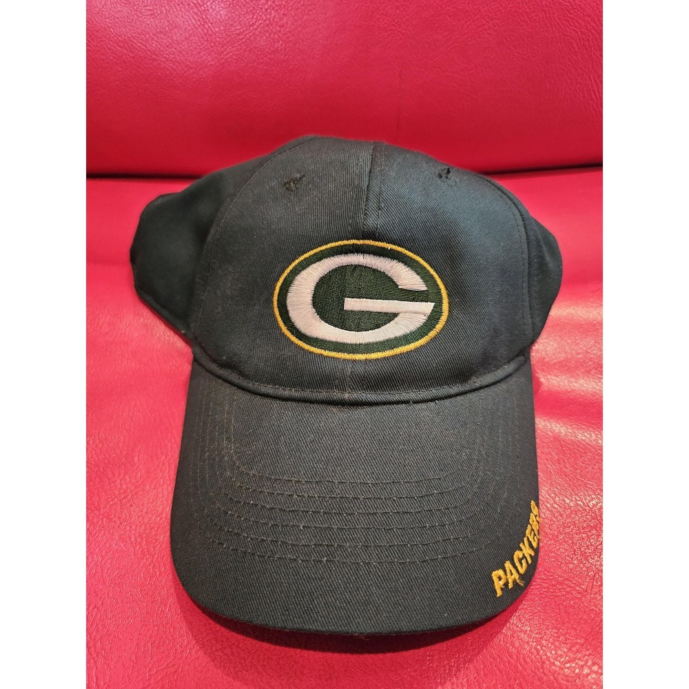 Green Bay Packers Hat Cap Snap Back One Size Green NFL Football Game Day Mens